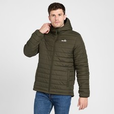 Peter Storm Mens Blisco Hooded Puffer Jacket Water Repellent Warm Coat - Green