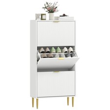 Homcom slim shoe storage - slim,