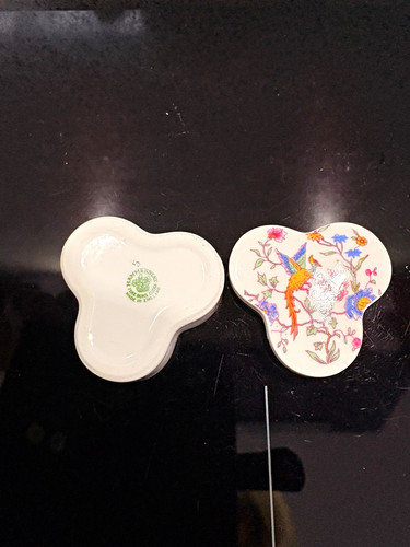 White bone china small - china, trinket