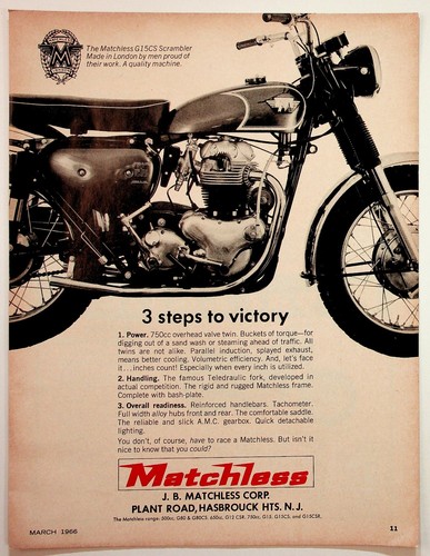 1966 matchless g15cs scrambler - matchless,