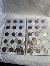 The Great British Coin Hunt COMPLETED Olympic 50p Coin Collector Album X29