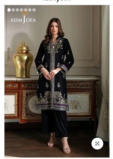 Velvet Embroidered Dress