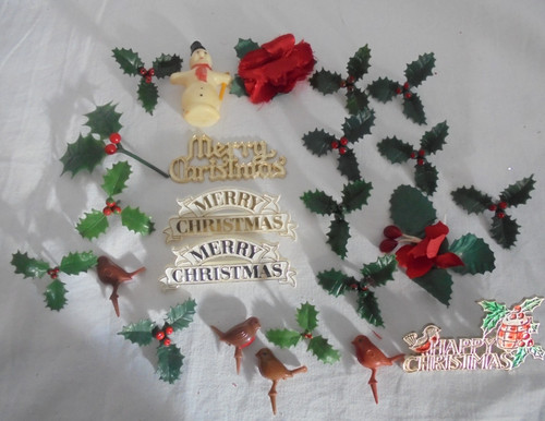 Vintage christmas cake - vintage,