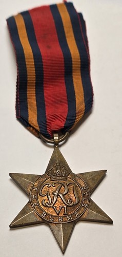 Ww2 1939 burma star medal - ww2,