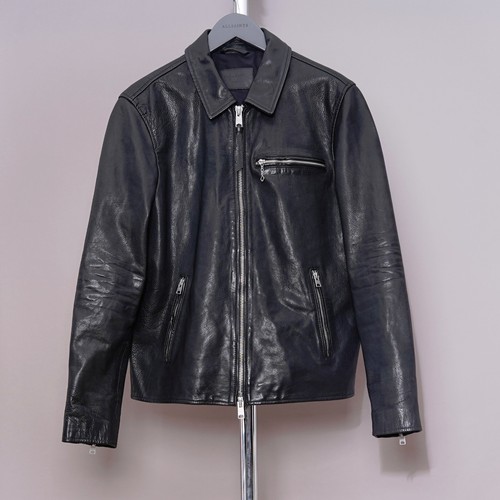 All saints leather jacket - jacket, mens