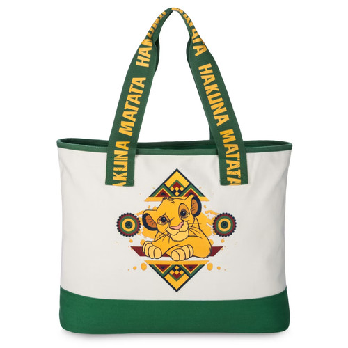 Disney store simba canvas tote - simba,