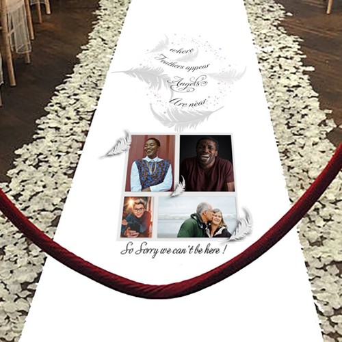 Personalised wedding aisle - personalised,
