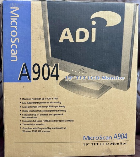 New microscan a904 tft - a904, 19”