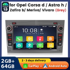 For Vauxhall Astra H Corsa Vectra Android13 Car Stereo Radio GPS WIFI BT Carplay