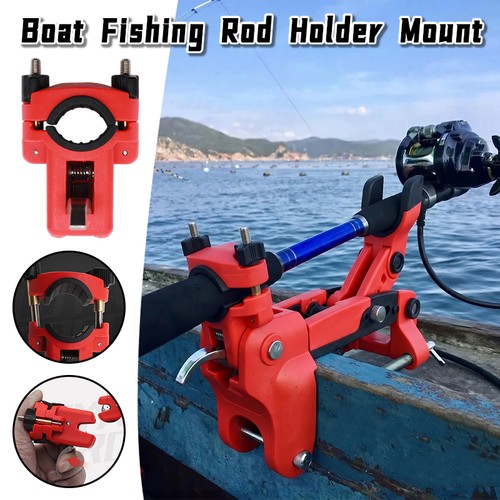 Boat fishing rod holder mount - rod,