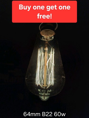 E27 64mm vintage antique style - 64mm,