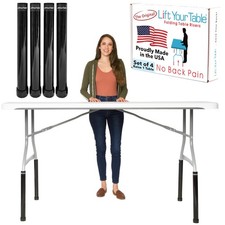 Movable Black Folding Table