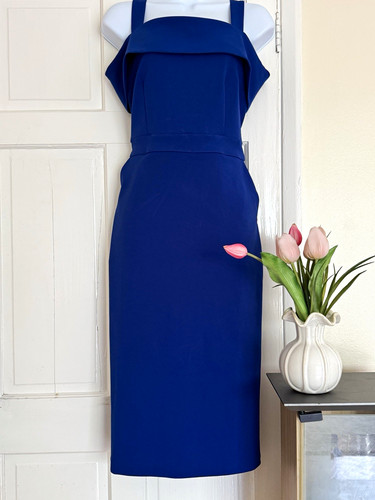 Warehouse women blue - blue, crepe