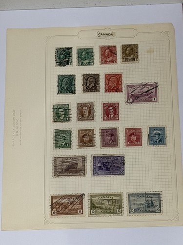 Canada vintage stamps x20 - canada,