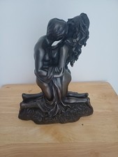 Crosa the Lovers Bronze Coloured Resin Ornament 29cm 1998 Home Decor