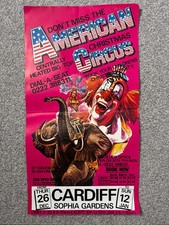 American Christmas Circus (Hoffman) poster 1985/86 - Cardiff, Wales