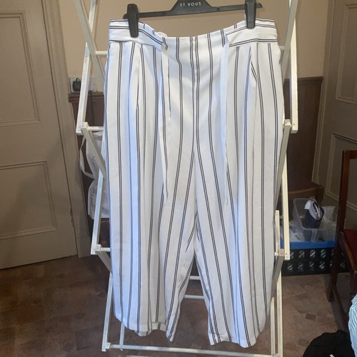 Ladies wide leg - wide, trousers.