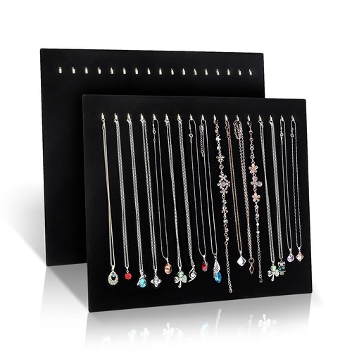 Black velvet necklace - 2x,