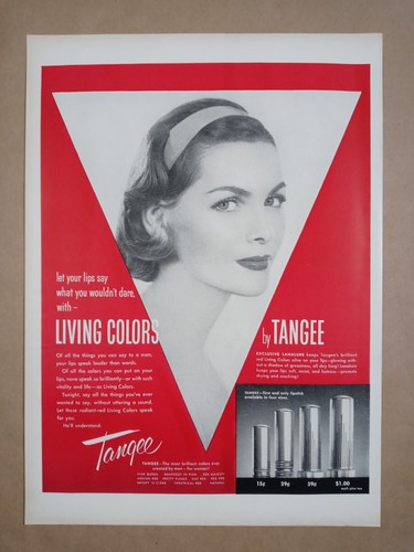 1950s tangee lipstick makeup - tangee,