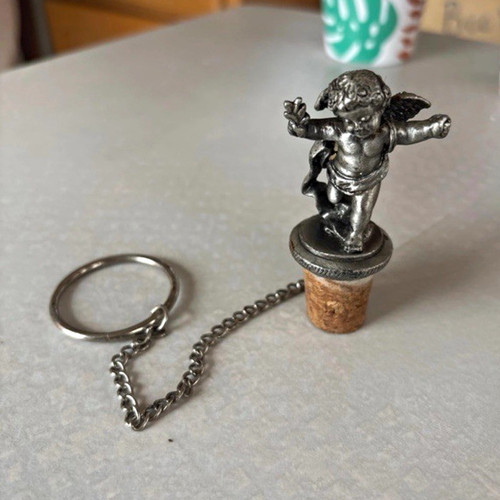 Cherub angel bottle - angel, stopper