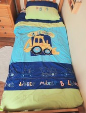 Next Little Digger single duvet set duvet cover pillowcase construction vehicle