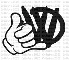 Shaka VDUB Wave Sticker - Car