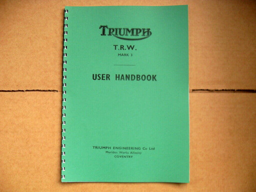 Triumph trw 500 - trw, sidevalve