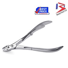 Professional Finger Toe Nail Scissor CURVED ARROW Steel Manicure Cuticle NAIL UK