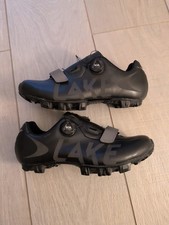 Lake MXZ176 Winter Mountain Bike/Gavel Shoes Black