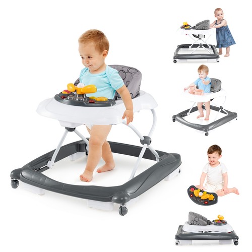Costway foldable baby walker - foldable,
