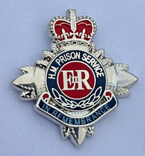 PROUD TO HAVE SERVICE. PRISON SERVICE HMPS IN REMEMBRANCE VETERAN pin badge1