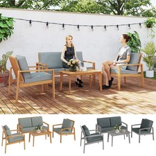 4 Pieces Garden Furniture Set