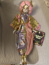 Mardi Gras Clown Girl with