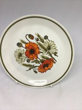 Meakin poppy dinner plate - meakin,