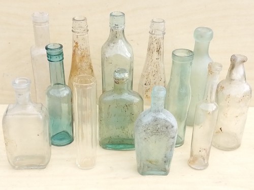 Vintage antique glass - antique, job