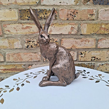 Hare Cold Cast Bronze Ornament - Howard - Frith Sculpture S104 Damaged Repaired