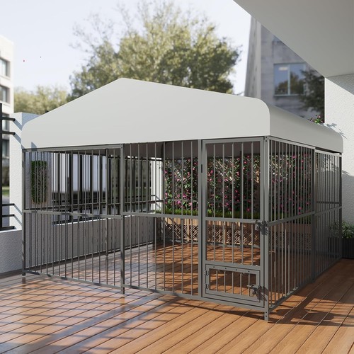 Large outdoor dog kennel - large,