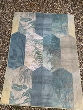 Habitat Eden Leaf Tile Green Flatweave Rug - 170x120cm (16