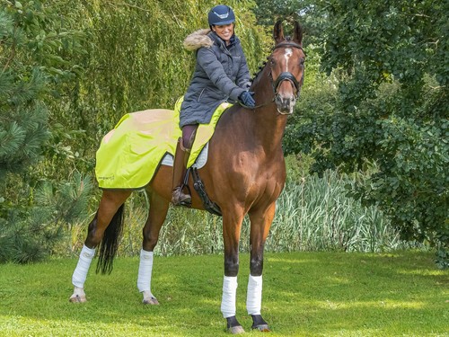 Finer equine vis fleece - finer, hi-vis