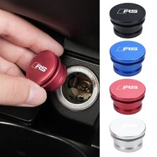 For Audi RS Car Cigarette Lighter Socket 12V Outlet Lid Waterproof Cover Cap