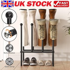 4 Pair Metal Welly Boot Stand
