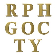 Letters Large 22cm Acrylic Initial Sign Film Studio TV Stage Prop