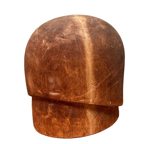 Antique solid wood hat - solid,