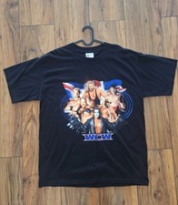 2000 WCW Final UK Tour Event T-Shirt Size L - Sting Kevin Nash Goldberg WWF WWE