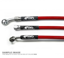 HOSE REAR BRAKE RED / BLK