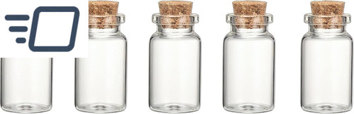 Empty spell jars small glass - small,