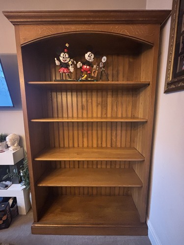 Solid oak bookcase 4 - solid,