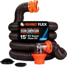 Camco RhinoFLEX 15-Ft RV Sewer