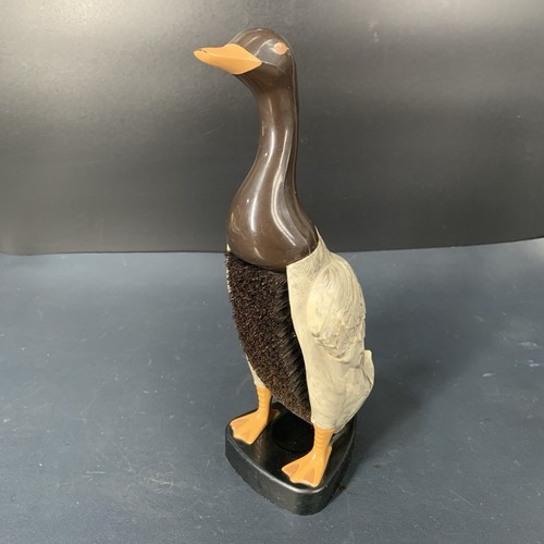 Vintage duck shoe brush - brush, &