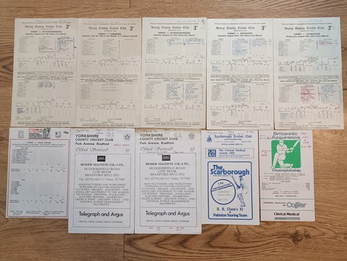 County cricket scorecards 1946 - county,